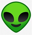 Alien Emoji Png, Transparent Png - kindpng