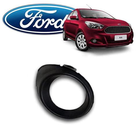 Moldura Ford Ka Farol Auxiliar Motorista Bwr Moldura Do Milha