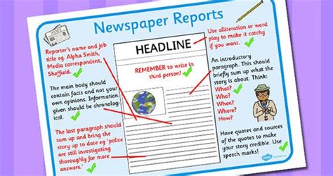 9 Newspaper Report Templates Word Pdf Apple Pages