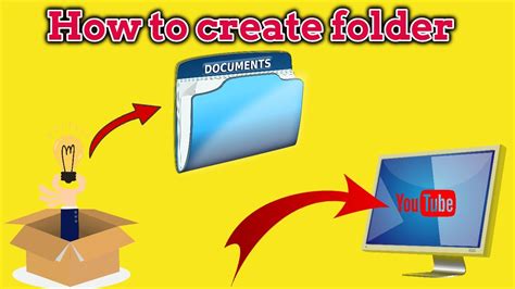 How To Create Folder In Computer Youtube