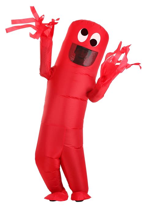 wholesale commodity global trade starts here red wacky waving inflatable tube man costume