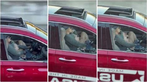 Viral Video Moment A Woman Masturbting While Driving On Highway Leaked