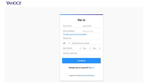 Yahoo Mail Create Account How To Sign Up For A Yahoo Account