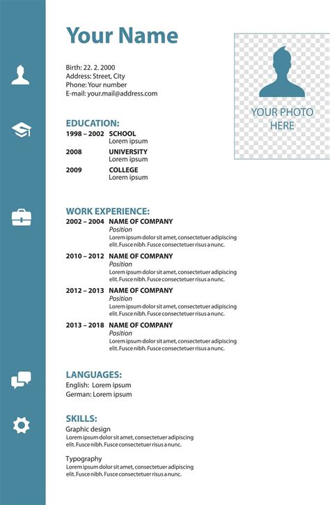 Downloadable Blank Resume Template Free 2021 Management