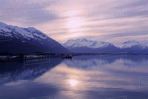 Sunrise Valdez Prince William Sound Alaska United States Of America
