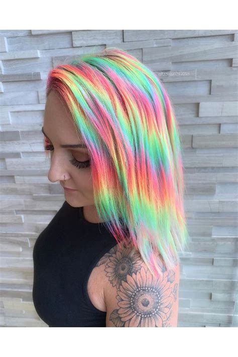 6 Easy And Fun Rainbow Hair Color Ideas The Fshn