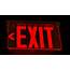 Neon Exit Sign Wallpaper Inscription Red  Download Wallpapers
