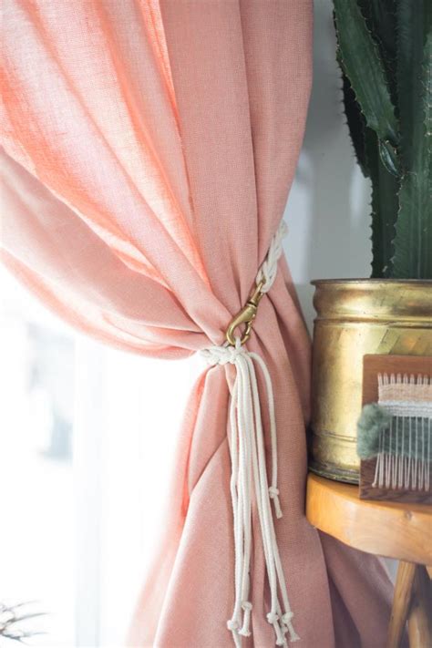 3 Curtain Tie Backs You Can Make From Hardware Store Materials Hgtv