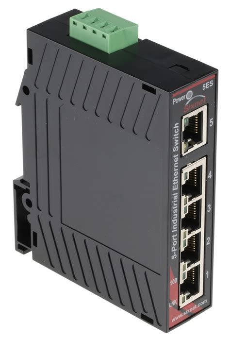 Sl 5es 1 Red Lion Red Lion Ethernet Switch 5 Rj45 Port Din Rail