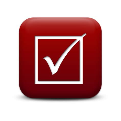 Red Check Mark In Box Clipart Best