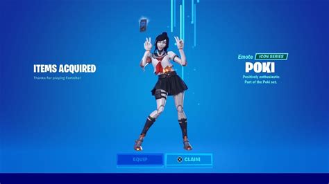 How To Get Poki Emote For Free In Fortnite Youtube