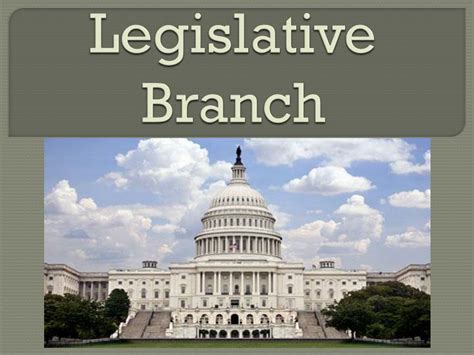 Ppt Legislative Branch Powerpoint Presentation Free Download Id