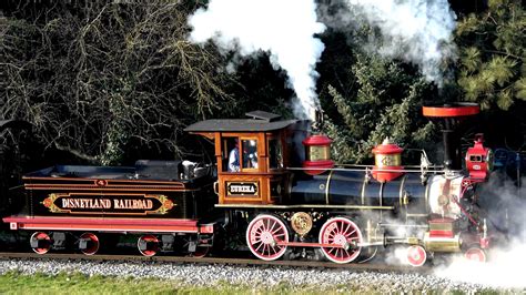 The Disneyland Railroad Steam Trains At Disneyland Paris