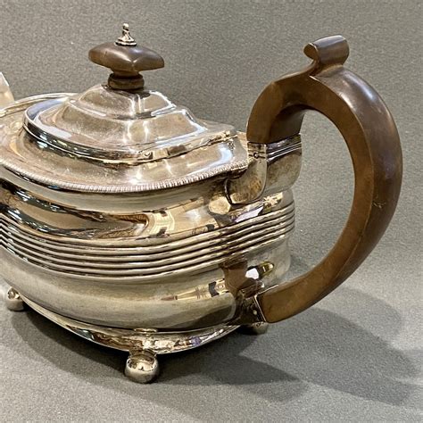 Georgian Silver Teapot By J Wakefield Antique Silver Hemswell