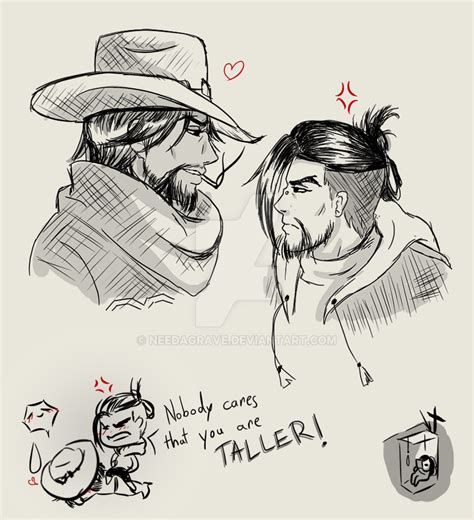 Fanart Mccree And Hanzo Overwatch By Needagrave On Deviantart