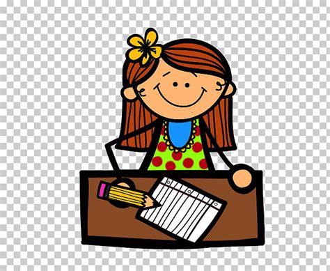 Girl Writing Clipart Clip Art Library
