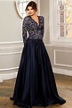 Aliexpress.com : Buy New Graceful A line V neck Long Lace Women Evening ...