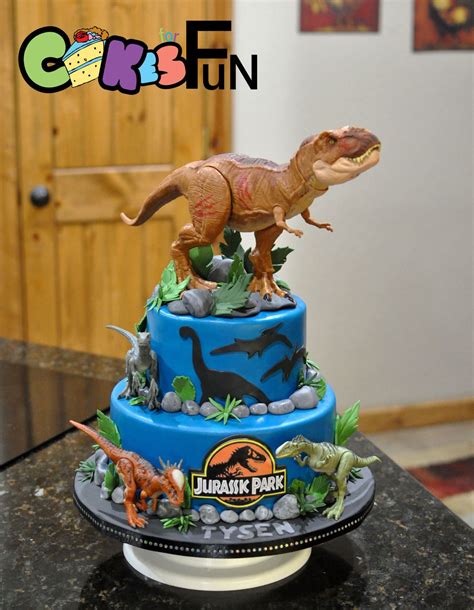Amazing Photo Of Jurassic Park Birthday Cake Davemelillo Com