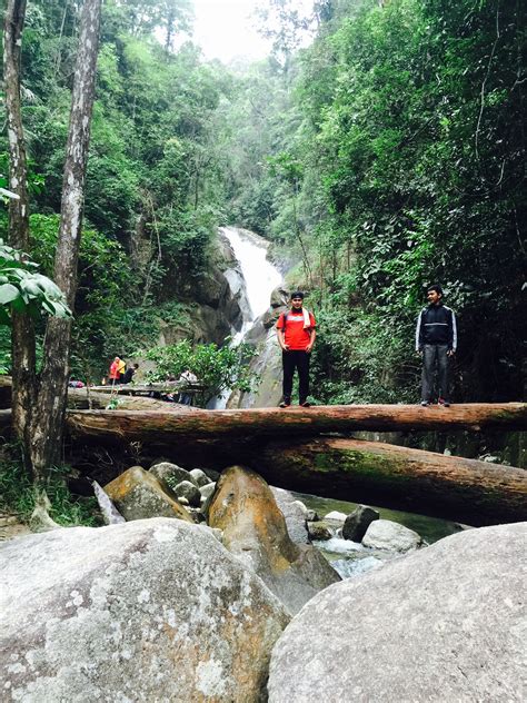 Visiting this waterfall requires some hiking and river crossing. sg chiling outdoor camping, waterfall trekking, kuala kubu ...