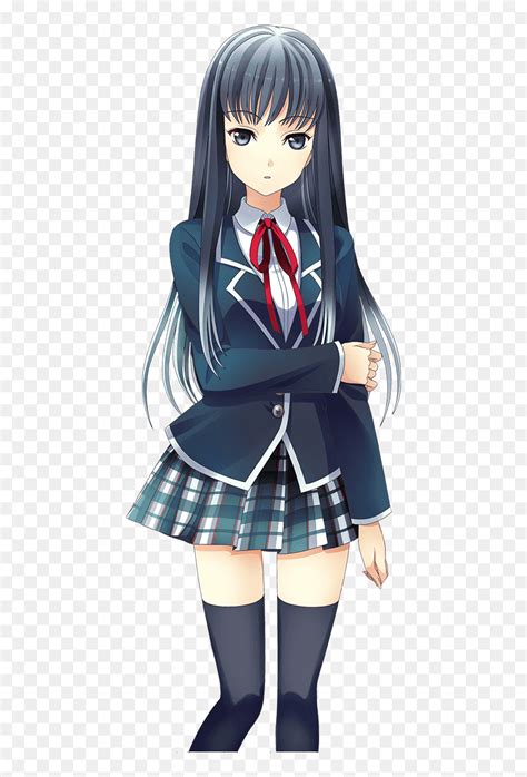 Thumb Image Anime Girl School Uniform Hd Png Download Vhv