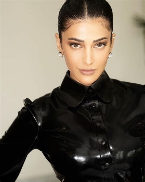 Cannes Shruti Haasan Goes Bold In All Leather Look Love 1