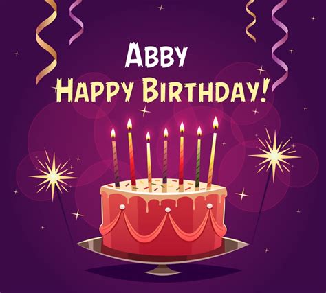 Happy Birthday Abby Pictures Congratulations