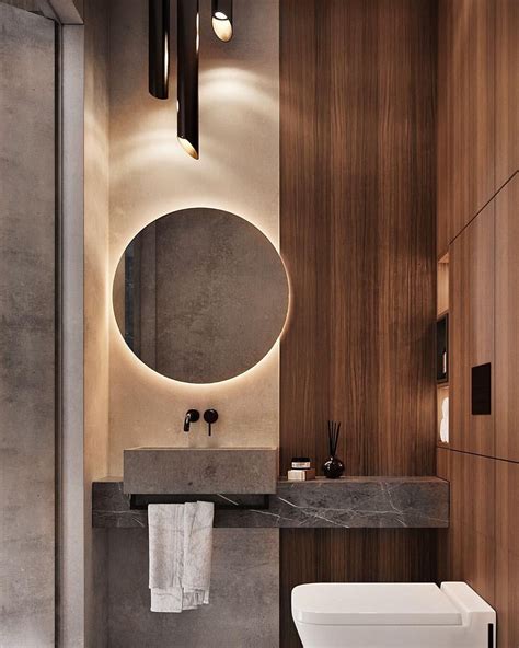 Minimalist Modern Guest Bathroom Designed By Ato Studio In Moscow