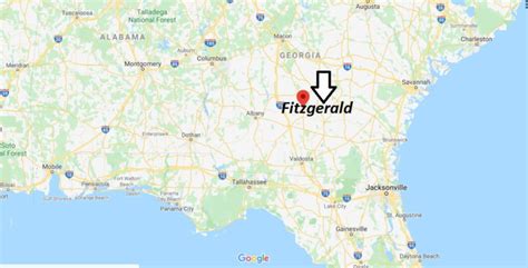 Where Is Fitzgerald Georgia What County Is Fitzgerald In Fitzgerald