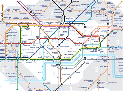 Tfl Releases First Official Walk The Tube Map For London The