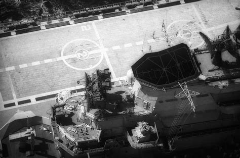 An Elevated Starboard View Of The Aft Superstructure Area Of The Soviet