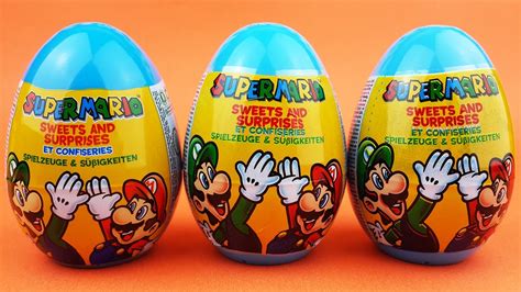 Super Mario Surprise Eggs Opening Super Mario Brothers Toys Youtube