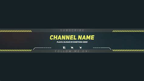 Yt Banner Template Karatiald2014 Pertaining To Youtube Banner