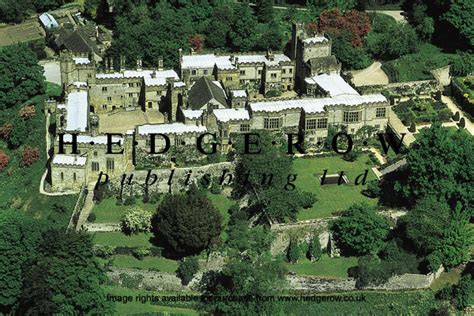 Aerial View Haddon Hall Bakewell Derbys Hedgerow