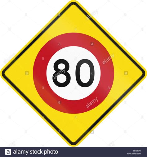 Speed Limit Sign Metric High Resolution Stock Photography And Images