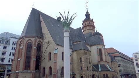 St Nicholas Church Leipzig Saxony Germany Europe Youtube