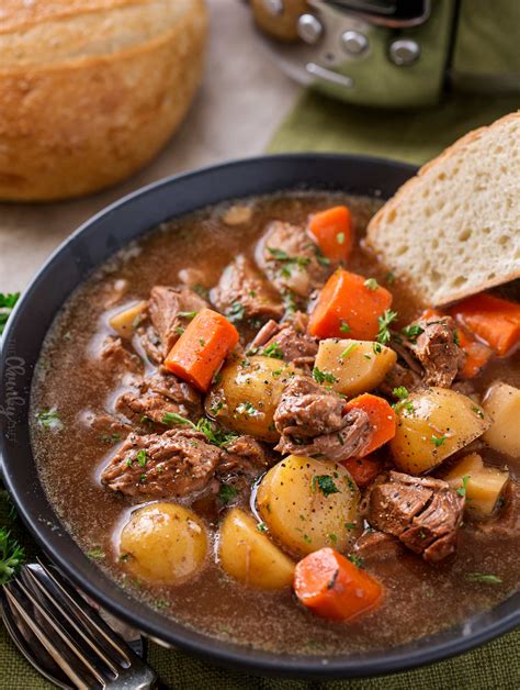 Beer And Horseradish Slow Cooker Beef Stew The Chunky Chef