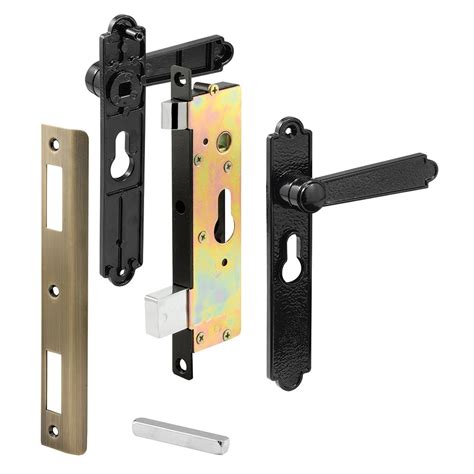 Due to the light and screen difference, the item's color may be slightly different from the pictures. Prime-Line Heavy Duty Black Security Door Mortise Latch-K ...