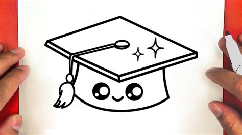 Drawing Cute Graduation Hat How To Draw A Graduation Cap Youtube