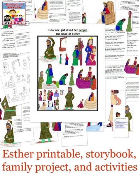 Esther Lesson For Kids To Be Activities And Timeline