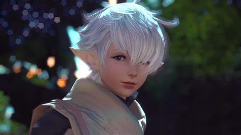4k Wallpaper Of Alisaie Beneath A Star Filled Sky This Cutscene Was So