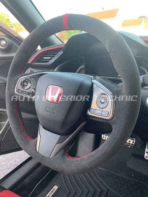 Auto Interior Technic Steering Wheel Wrap Fk8 Type R