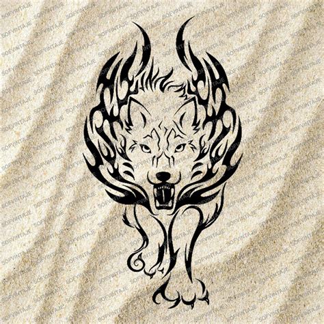Wolf Svg File Wolf Original Svg Design Animals Svg Tattoo Svg Clip Art