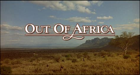 Out of africa tells the story of the life of danish author karen blixen, who at the beginning of the 20th century moved to africa to build a new life for herself. Out of Africa Blu-ray - Robert Redford