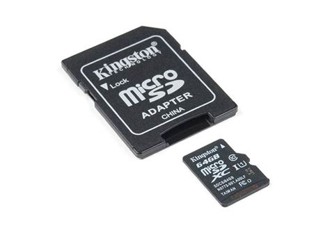 microSD Card with Adapter - 64GB (Class 10)