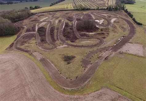 Motocross Track On Peak Down Revised © Peter Facey Cc By Sa20