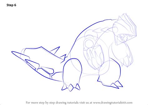 How To Draw Primal Groudon From Pokemon Pokemon Step By Step