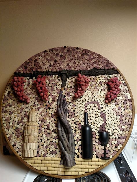 Wine Cork Wall Art Ideas