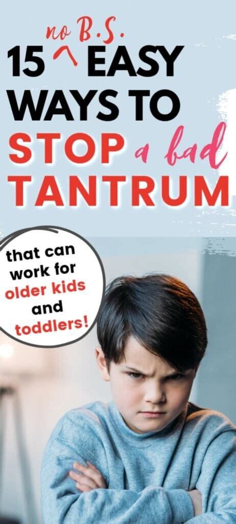 5 Ways To Stop Older Kid Tantrums Part 2 Tantrum Kids 5 Year Old