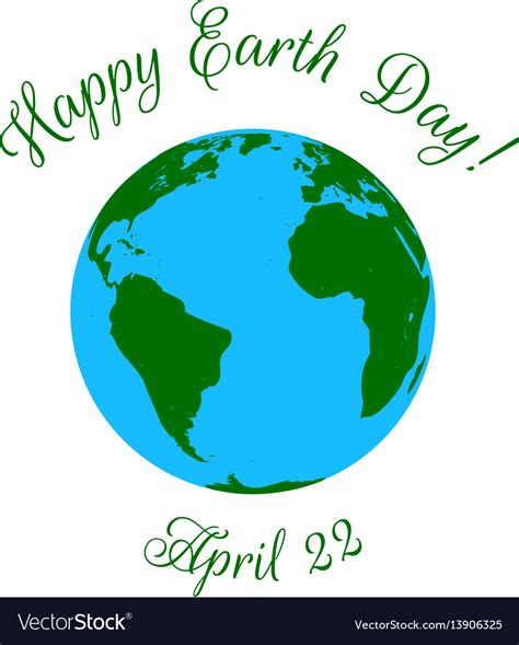 Mother Earth Day Royalty Free Vector Image Vectorstock