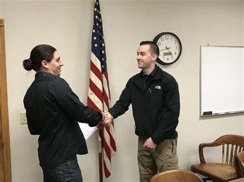 New Officer Sworn In For Washington Police Department KCII Radio The One To Count On